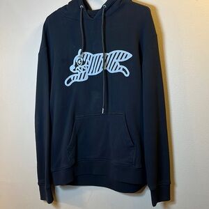 Ice cream black reflective hoodie